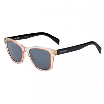 LEVIS LV1002S40GF3I unisex slnečné okuliare - čierny rám, sivé šošovky, 53 mm