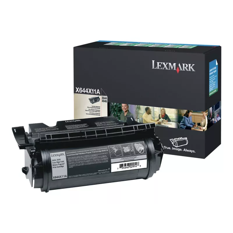 Lexmark čierna originálna tonerová kazeta LCCP, LRP