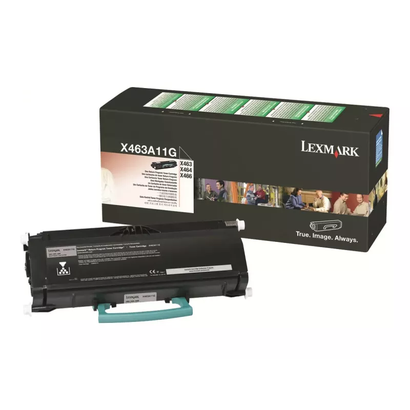 Lexmark čierna originálna tonerová kazeta LCCP, LRP
