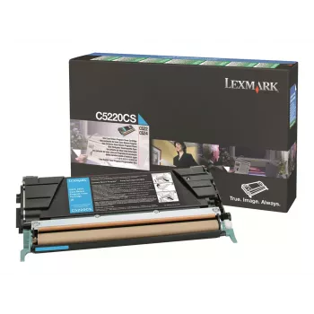 Lexmark C5220CS azúrová tonerová kazeta - originál - pre C522, C524, C530, C532, C534