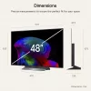LG Electronics OLED48C6ELB.AEUD 48-palcový 4K OLED televízor, čierny, UltraHD/4K, Triple-Tuner, 120Hz panel
