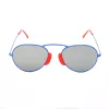 LGR AGADIR-BLUE08 unisex slnečné okuliare Havana obruba modré sklá 54/20/145 mm