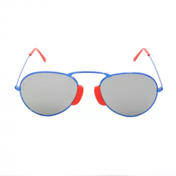 LGR AGADIR-BLUE08 unisex slnečné okuliare Havana obruba modré sklá 54/20/145 mm
