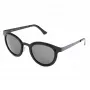 LGR FELI-BLACK01 unisex slnečné okuliare - čierny rám, tmavosivé sklá, 47/24/145 mm