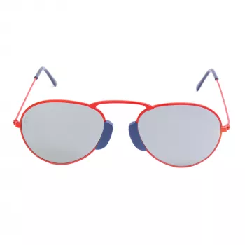 LGR unisex Agadir slnečné okuliare červené sklá čierny rám 54/20/145 mm