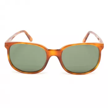 LGR unisex Springhavan02 slnečné okuliare - havanský acetátový rám, zelené minerálne šošovky, 50/19/145 mm