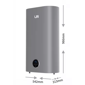 LIN LIFVD1SMGY 80L univerzálny elektrický ohrievač vody, sivý, Wi-Fi