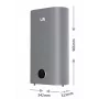 LIN LIFVD1SMGY 80L univerzálny elektrický ohrievač vody, sivý, Wi-Fi