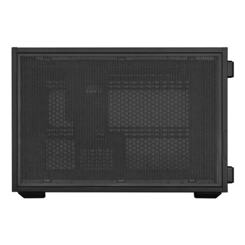 Lian Li DAN Cases B4 Wood Edition Mini-Tower PC skriňa, Micro-ATX, orechový predný panel, čierna