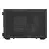 Lian Li DAN Cases B4 Wood Edition Mini-Tower PC skriňa, Micro-ATX, orechový predný panel, čierna