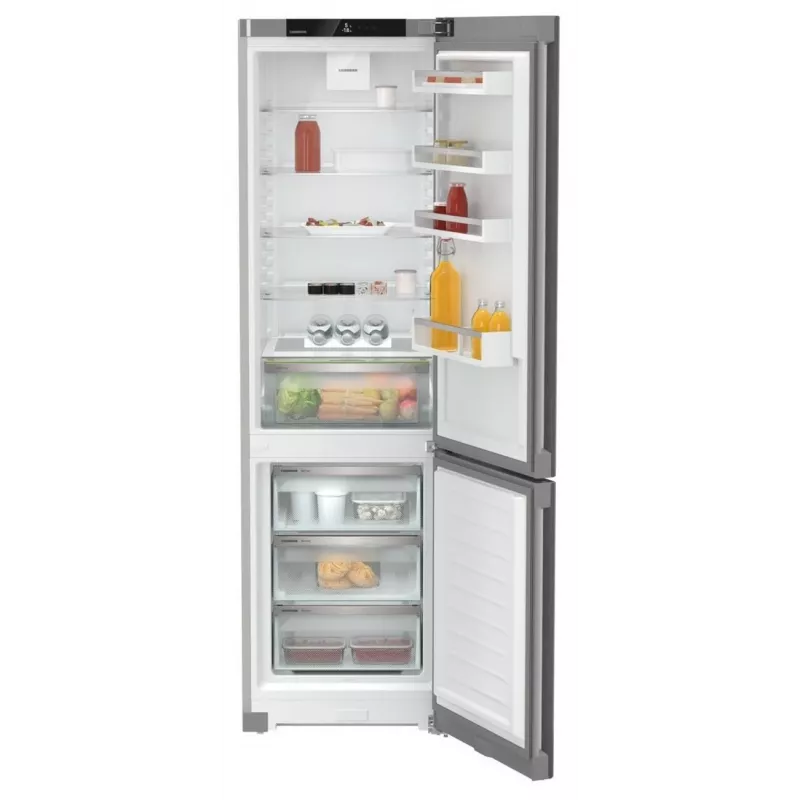 Liebherr CNsfd 5703 chladnička s mrazničkou, 330 L, NoFrost, DuoCooling, strieborná