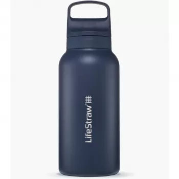 LifeStraw Go 2.0 nerezová filtračná fľaša na vodu 1L - Ägäisches Meer