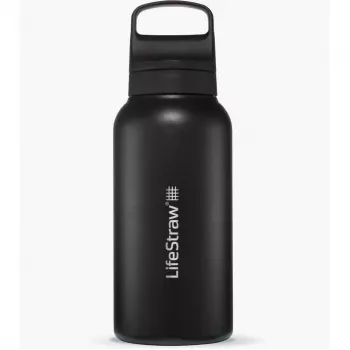LifeStraw Go Series Stainless Steel 1L Nordic Noir fľaša s filtrom na vodu