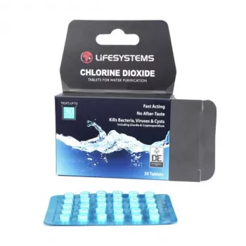 Lifesystems tablety na čistenie vody oxidom chloričitým 30 ks balenie