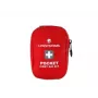 Lifesystems Pocket First Aid Kit – kompaktná 16-dielna cestovná lekárnička s taškou z ripstop nylonu, červená
