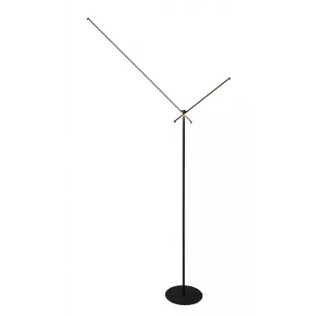 STOJACIA LED LAMPA TANGER 170CM ČIERNA