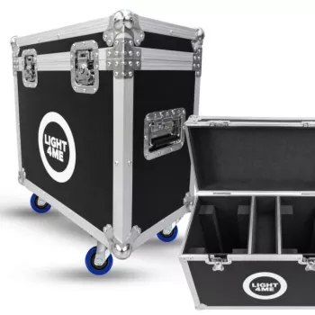 LIGHT4ME 150 SPOT RING CASE 2IN1 flight case pre 2 moving heady