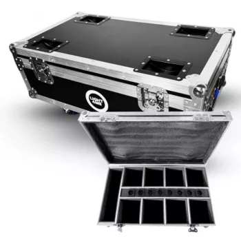 LIGHT4ME ACCU PAR 6x10W CASE 8IN1 flight case s 8x LED PAR svetlometmi
