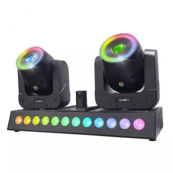 LIGHT4ME CLONE 1 LED RGBW svetelný efekt 2 hlavy