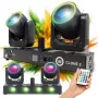 LIGHT4ME CLONE 2 3-in-1 multifunkčné osvetľovacie zariadenie - Derby, Strobe, Laser s DMX a IR diaľkovým ovládačom
