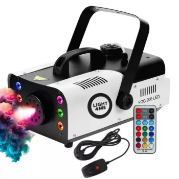 LIGHT4ME FOG 900 LED hmlový stroj s rádiovým ovládačom a RGB LED