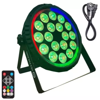 LIGHT4ME HEX PAR RING LED efektové svetlo 7x10W RGBWA+UV 48xSMD RGB