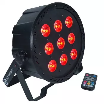 LIGHT4ME LED PAR 9x10W MKII RGBW IR diaľkové ovládanie