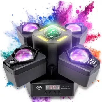 LIGHT4ME MADNESS QUATRO 4-in-1 moving head multi-efektové svetlo
