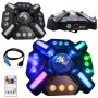 LIGHT4ME MULTIX 3-in-1 LED multi-efektové svetlo (Derby, Strobe, Laser)