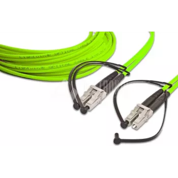 Lightwin LDP-50 LC-LC 5.0 OM5 optický patch kábel, 5m, žltý, duplex, 50/125µm, LSZH