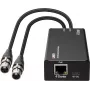 LINDY 2-kanálový XLR audio na Dante enkodér, PoE, AES67, 24-bit/96kHz 70618