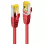 LINDY 30m Cat.7 SFTP PiMF bezhalogénový RJ45 patch kábel, červený 47301