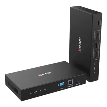 LINDY 5km optický HDMI 4K60 KVM USB 2.0, RS-232 & IR extender 39366