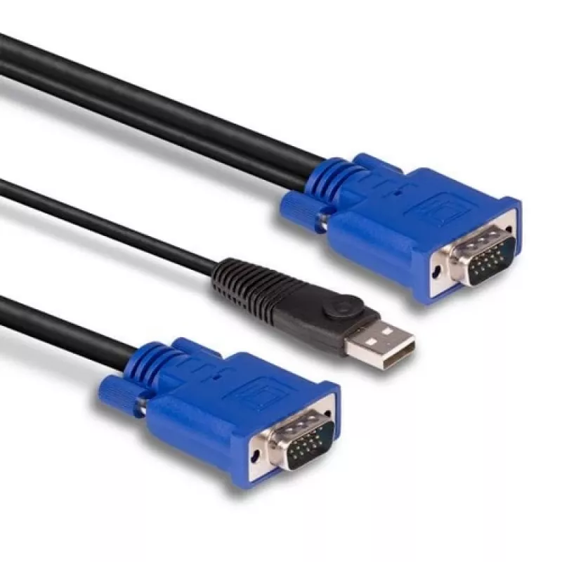 LINDY kombinovaný KVM a USB kábel 2 m
