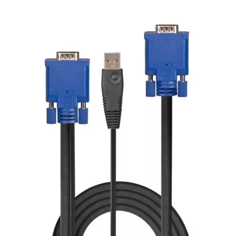 LINDY kombinovaný KVM a USB kábel 2 m