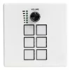 LINDY ovládací keypad, 6 programovateľných tlačidiel a otočný regulátor, RGB podsvietenie, USB-C, hliník, čierna 32306