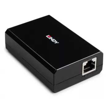 LINDY PoE na USB Type-C rozbočovač konvertor, 15W Power Delivery, Gigabit Ethernet, USB 2.0 dáta, čierna 73474