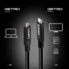 Lindy 43439 USB 3.2 Gen 2 Aktívny kábel USB-C na USB-C, 8 m, 10 Gbps, 8K60, 100 W PD