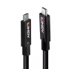 Lindy 43439 USB 3.2 Gen 2 Aktívny kábel USB-C na USB-C, 8 m, 10 Gbps, 8K60, 100 W PD