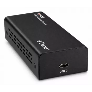 LINDY USB-C Dante In/Out konvertor 2x2 audio rozhranie 70617