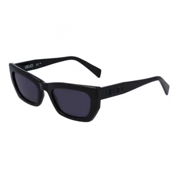 LIU JO LJ790S5221001 dámske motýlie slnečné okuliare čierny sivý gradient 52 mm