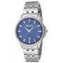LIU JO MAN TLJ1081 analógové quartzové hodinky 40mm modrý ciferník strieborný milánsky sieťkovaný náramok