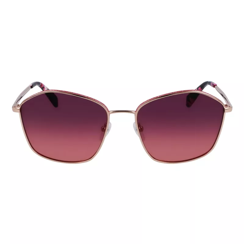 LIU JO dámske butterfly cat eye slnečné okuliare havana hnedý gradient UV400