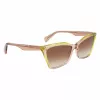 LIU JO dámske LJ796S-279 Cat Eye slnečné okuliare Havana hnedý gradient 58mm