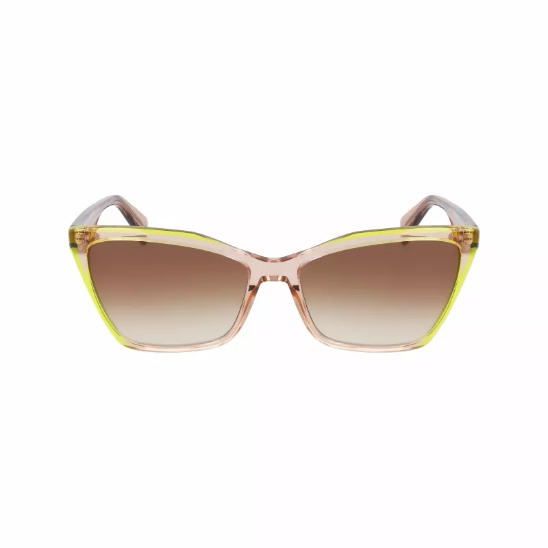 LIU JO dámske LJ796S-279 Cat Eye slnečné okuliare Havana hnedý gradient 58mm