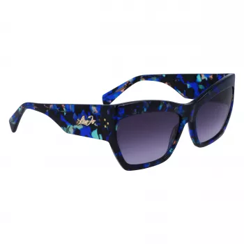 LIU JO dámske slnečné okuliare LJ785S-424 modré Butterfly Cat Eye 61mm