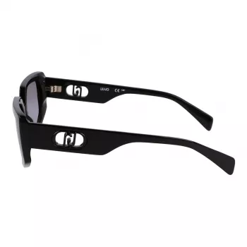 LIU JO dámske slnečné okuliare LJ801S5515001 čierna/sivá Butterfly Oversized