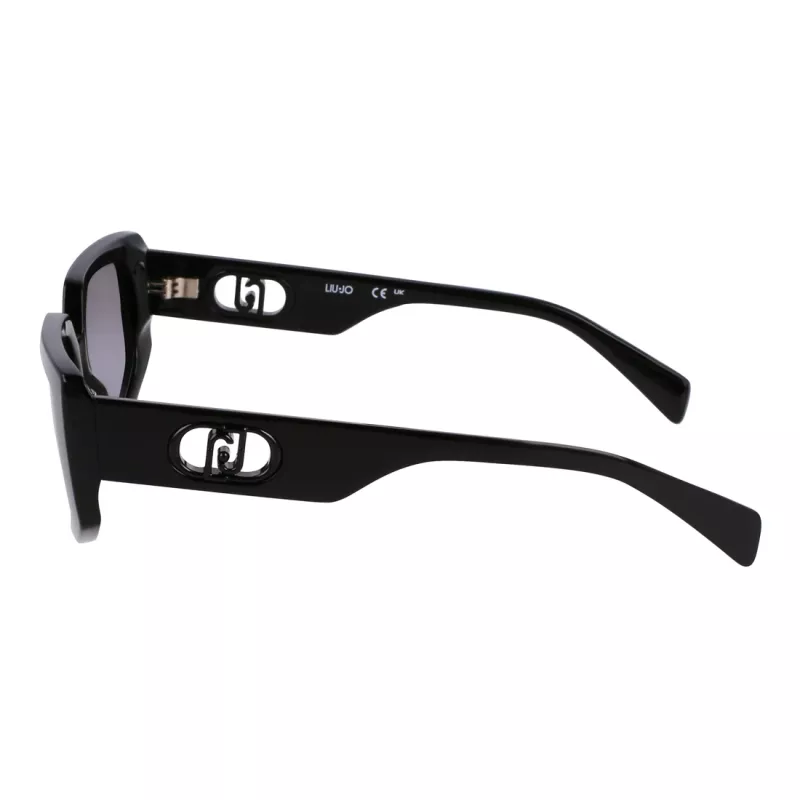 LIU JO dámske slnečné okuliare LJ801S5515001 čierna/sivá Butterfly Oversized