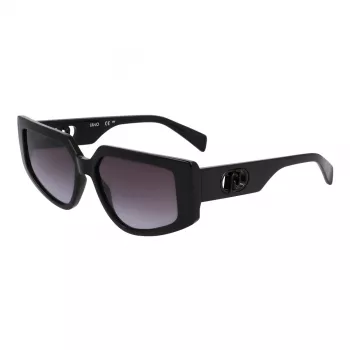 LIU JO dámske slnečné okuliare LJ801S5515001 čierna/sivá Butterfly Oversized