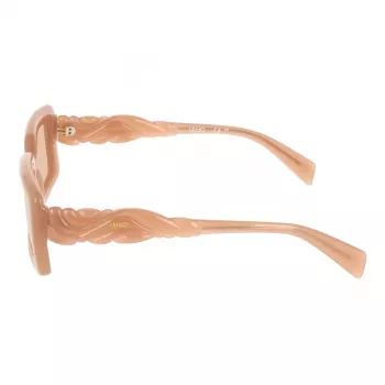 LIU JO dámske slnečné okuliare LJ806S5221216 - obdĺžnikový acetátový rám s ochranou UV400